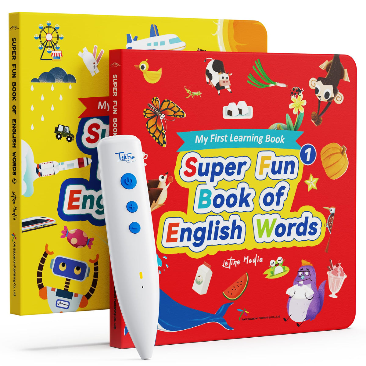 TEKFUN Learn to Read Sound Books with Talking Pen – 500+ Activities for Kids 2–6