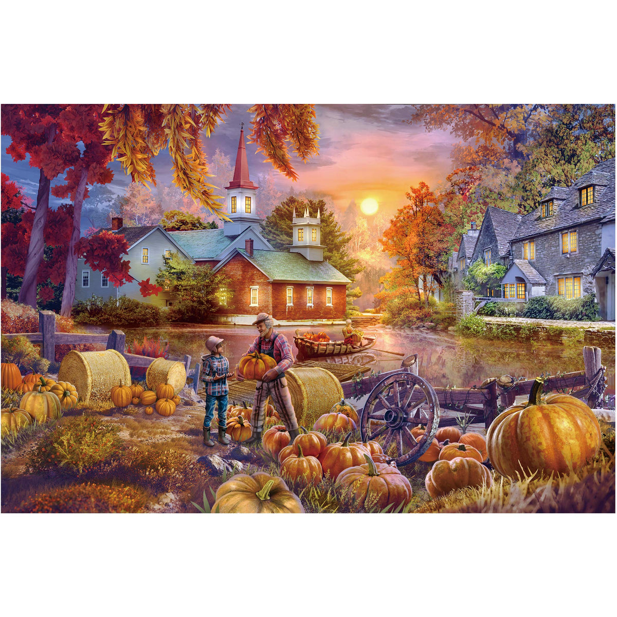 Tektalk Harvest 1000-Piece Jigsaw Puzzle – Teens & Adults