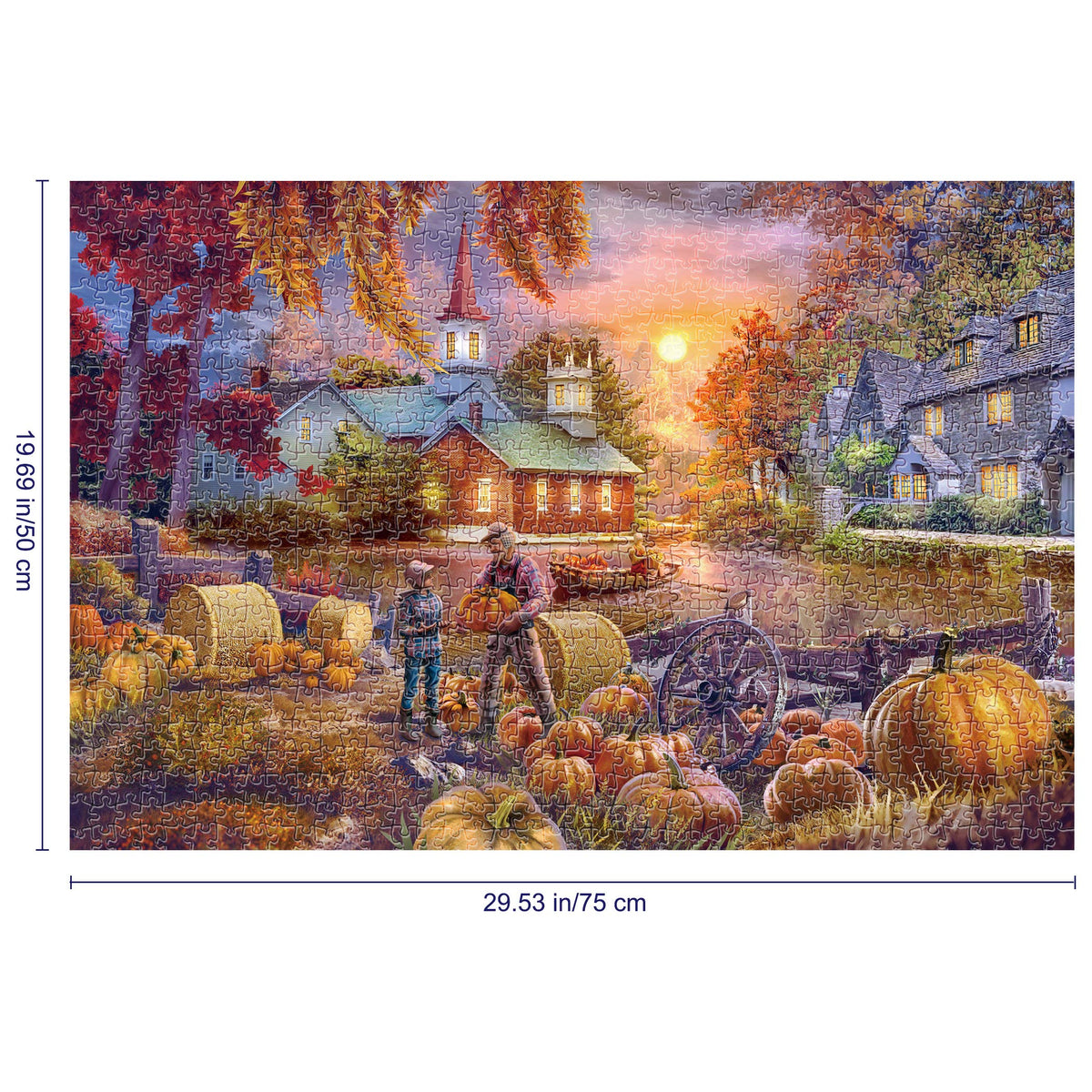 Tektalk Harvest 1000-Piece Jigsaw Puzzle – Teens & Adults
