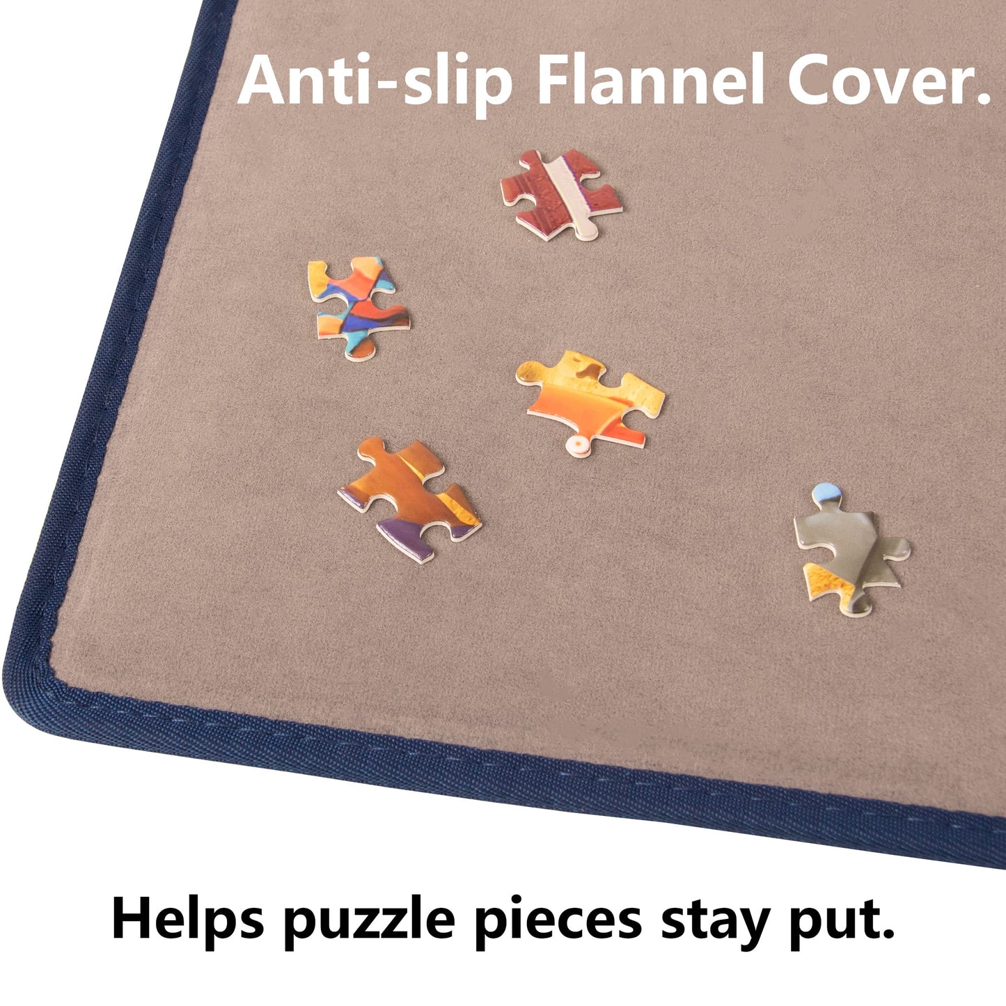 Tektalk Portable Puzzle Mat for Storage - Non-Slip Surface, Up to 1000 Pieces