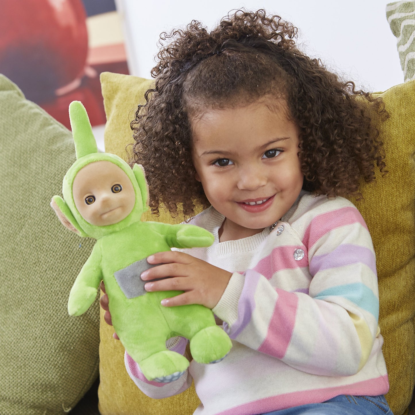 Teletubbies Talking Dipsy Plush – 8-Inch Soft Toy with Interactive Tummy