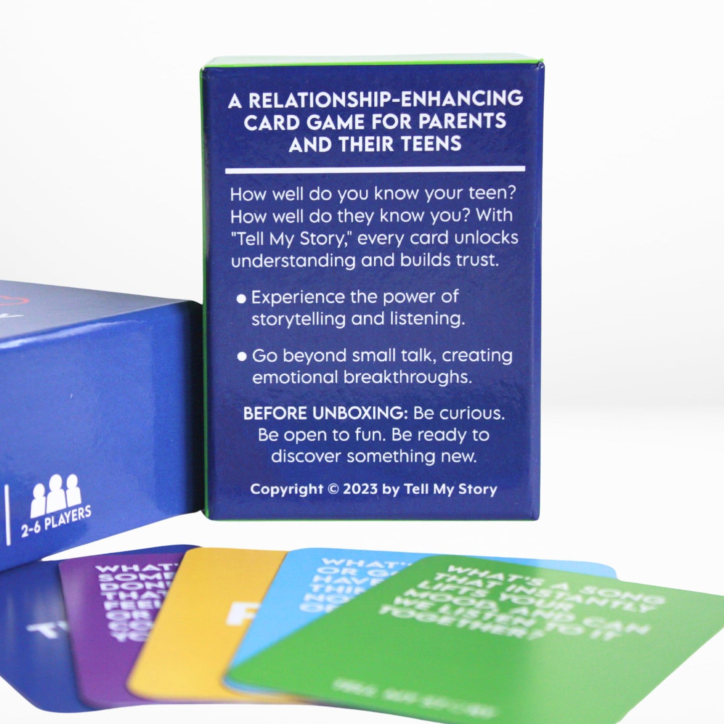 Tell My Story Conversation Card Game – 100 Prompts to Build Trust & Meaningful Connections