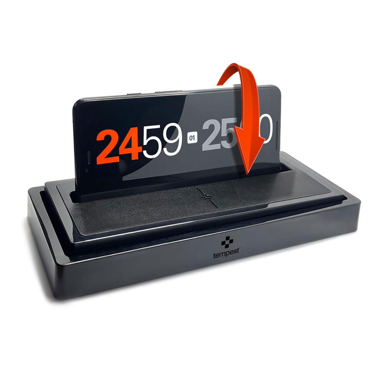 Tempest Non-Tournament Chess Clock – Phone-Dock Hybrid Timer with App Included