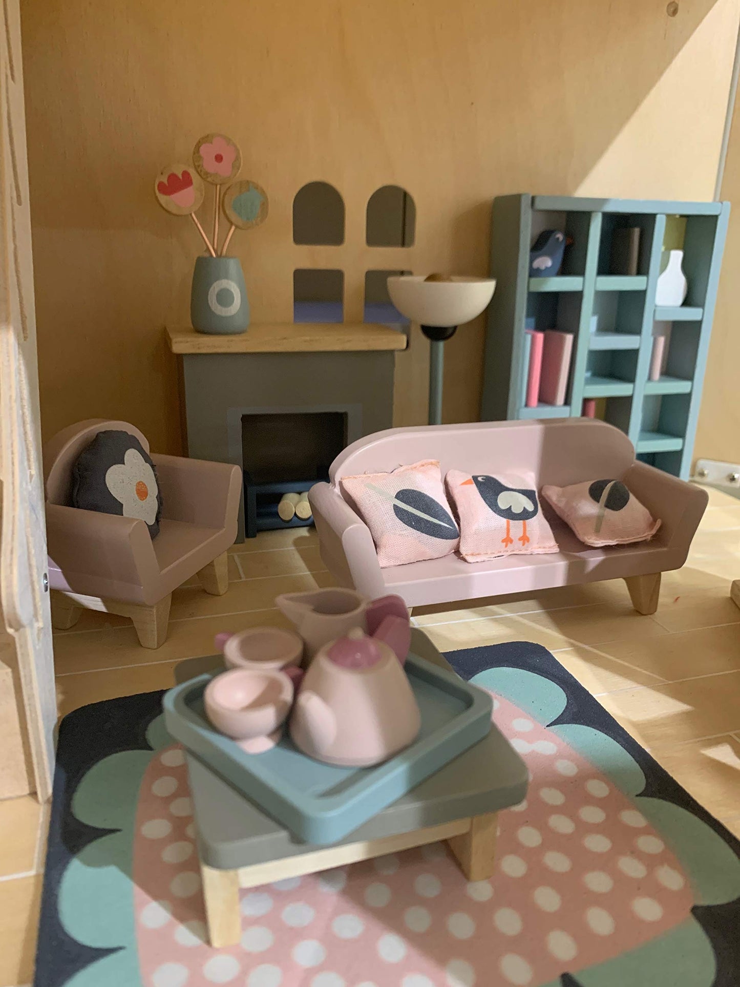 Tender Leaf Toys - Dovetail Dollhouse Accessories | Detailed 1:12 Wooden Furniture Sets for Creative Play