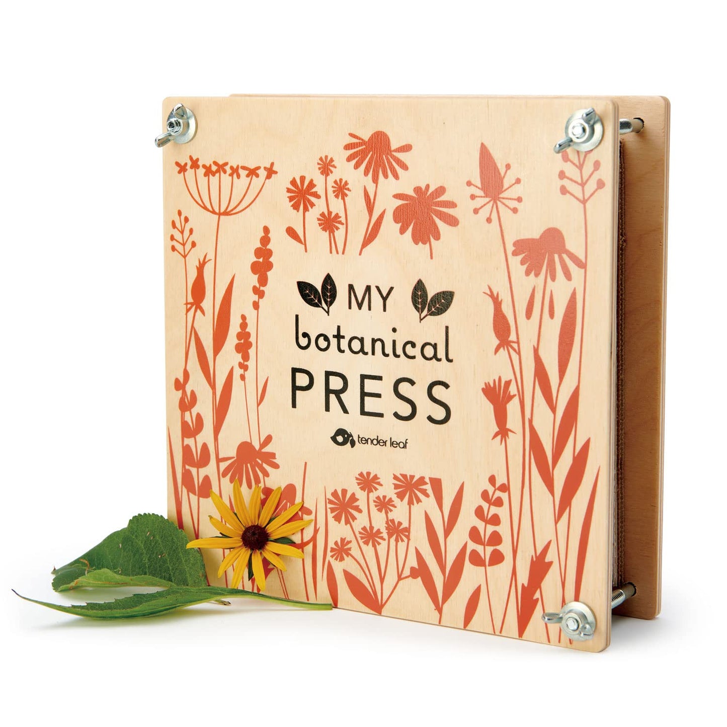 Tender Leaf Toys My Botanical Press 8.3 x 8.3 Inch 10-Layer Flower Press for Kids 3+