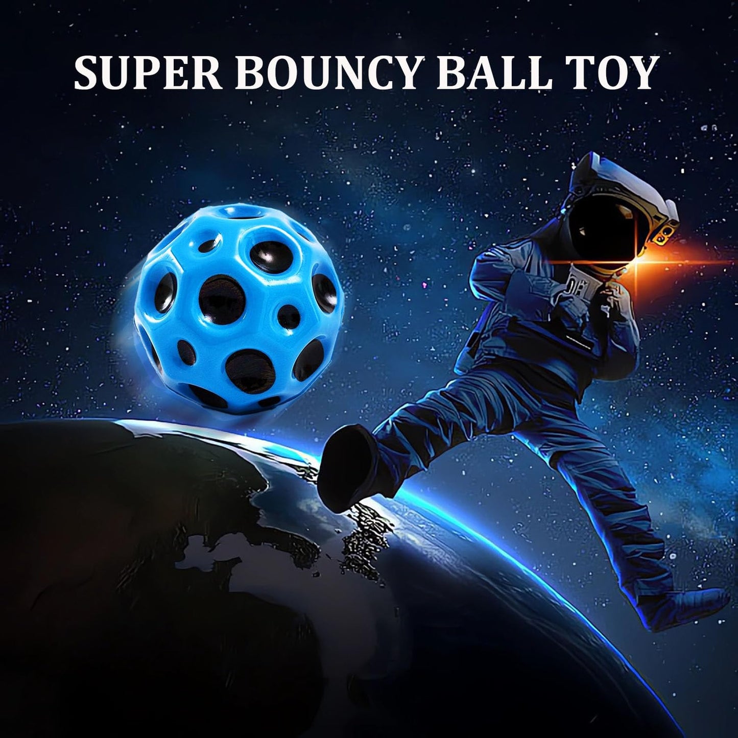 Tendry Moon Ball – Extreme High-Bounce Moon-Shaped Ball (2 Pack)