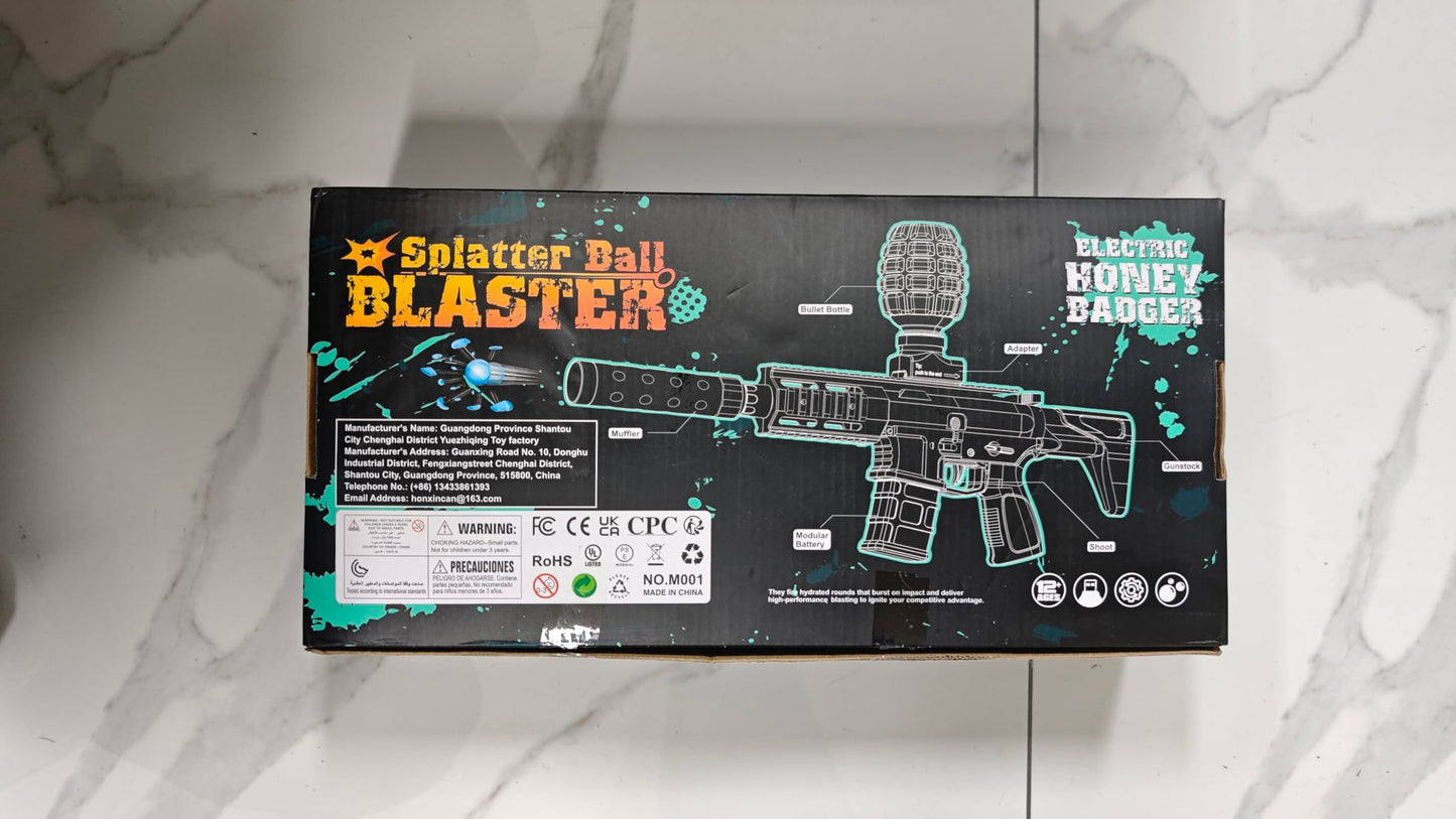 Tentam 2 Pack Gel Ball Blaster – Automatic, 160+ FPS, 10 Rounds/sec, Rechargeable Batteries, Goggles & Target