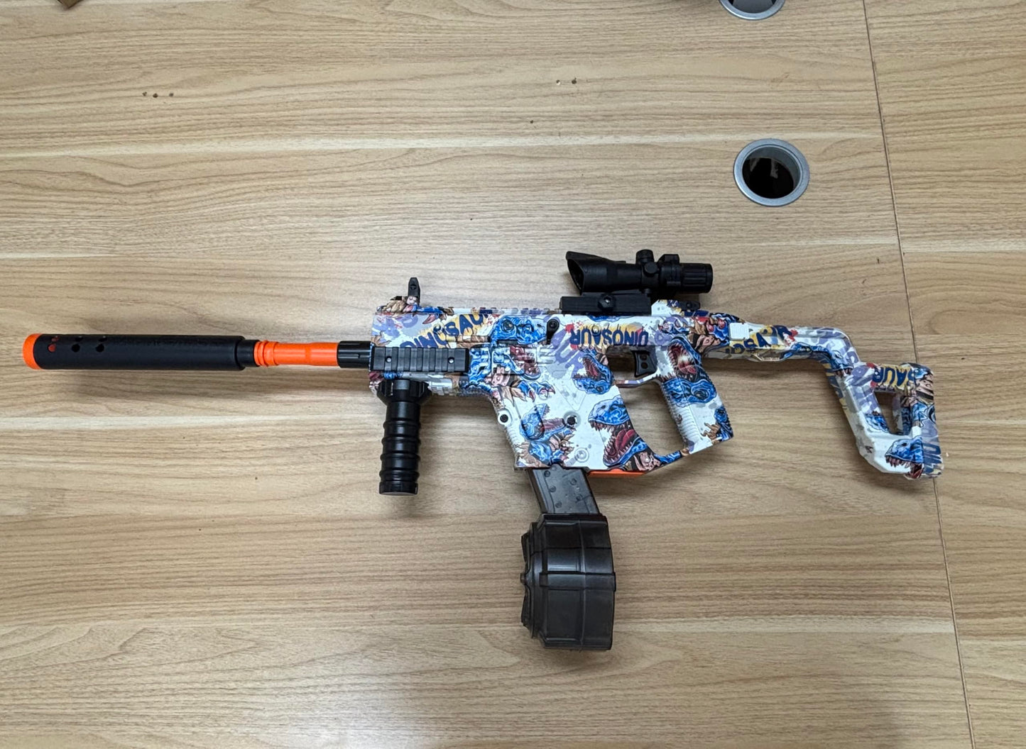 Tentam Gel Blaster Splatter Automatic - 160+ FPS, 80ft Range, Goggles & Ammo Drum