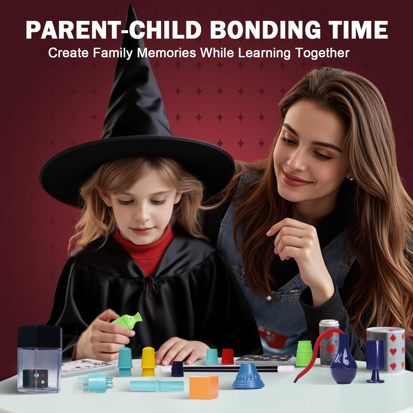 Tentam Magic Kit: 250+ Beginner Tricks + Step-by-Step Video Guides (Ages 6+)
