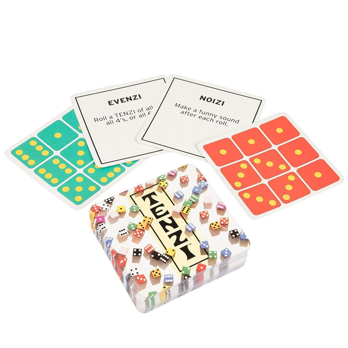 TENZI 77 Ways to Play Add-on Card Set – The Dice Party Game (Ages 7–97)