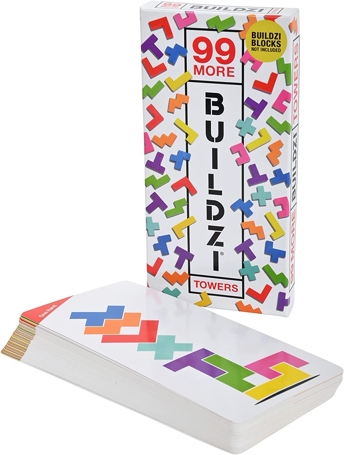 TENZI BUILDZI & 99 More Ways to Play Bundle | Fast Stacking Block Game for 2-4 Players