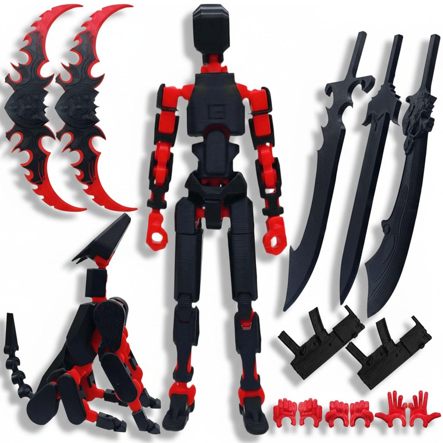 Teoboeys T13 7.8-Inch 3D Action Figure Titan Nova 13 with Weapons – Multi-Jointed, Ready to Play