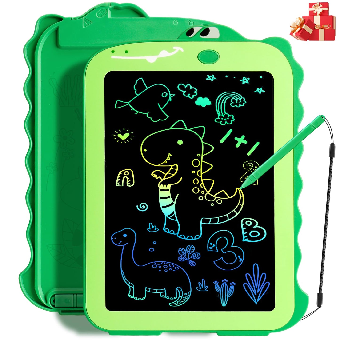 Teriph LCD Writing Tablet for Kids – 8.5 Inch Colorful Doodle Pad, Safe & Portable Educational Toy