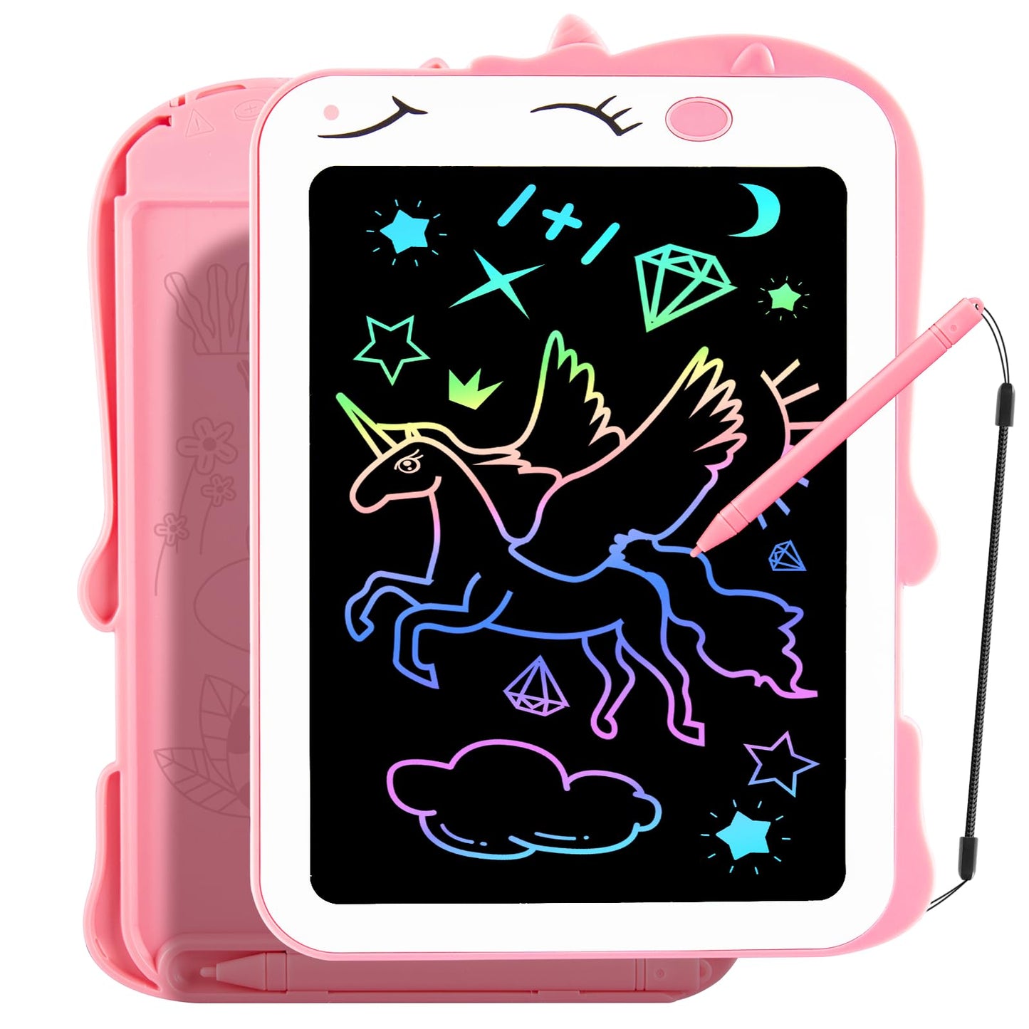 Teriph LCD Writing Tablet for Kids - 8.5 Inch Unicorn Doodle Board, Mess-Free Learning