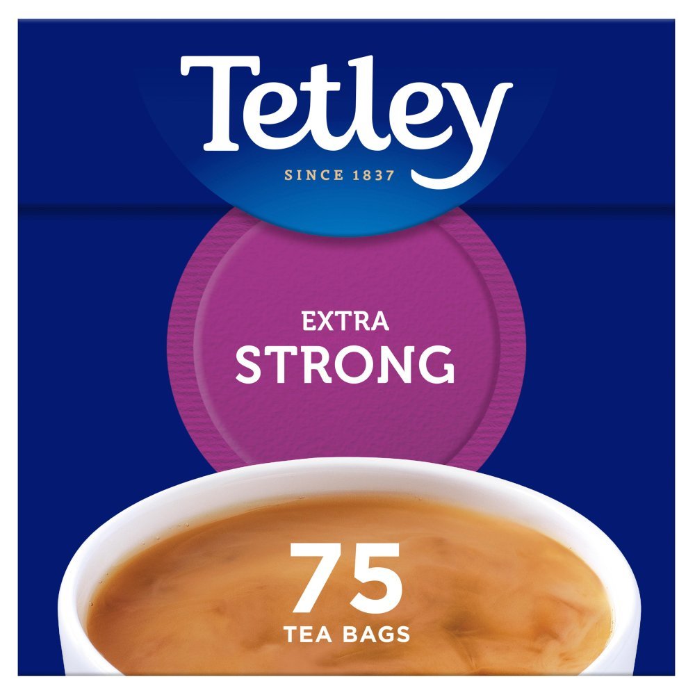 Tetley 75 Extra Strong Tea Bags (Case of 6)