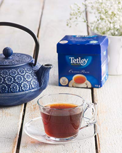 Tetley Orange Pekoe Tea, 144-Count Tea Bags, 454g/1lb (Imported from Canada)