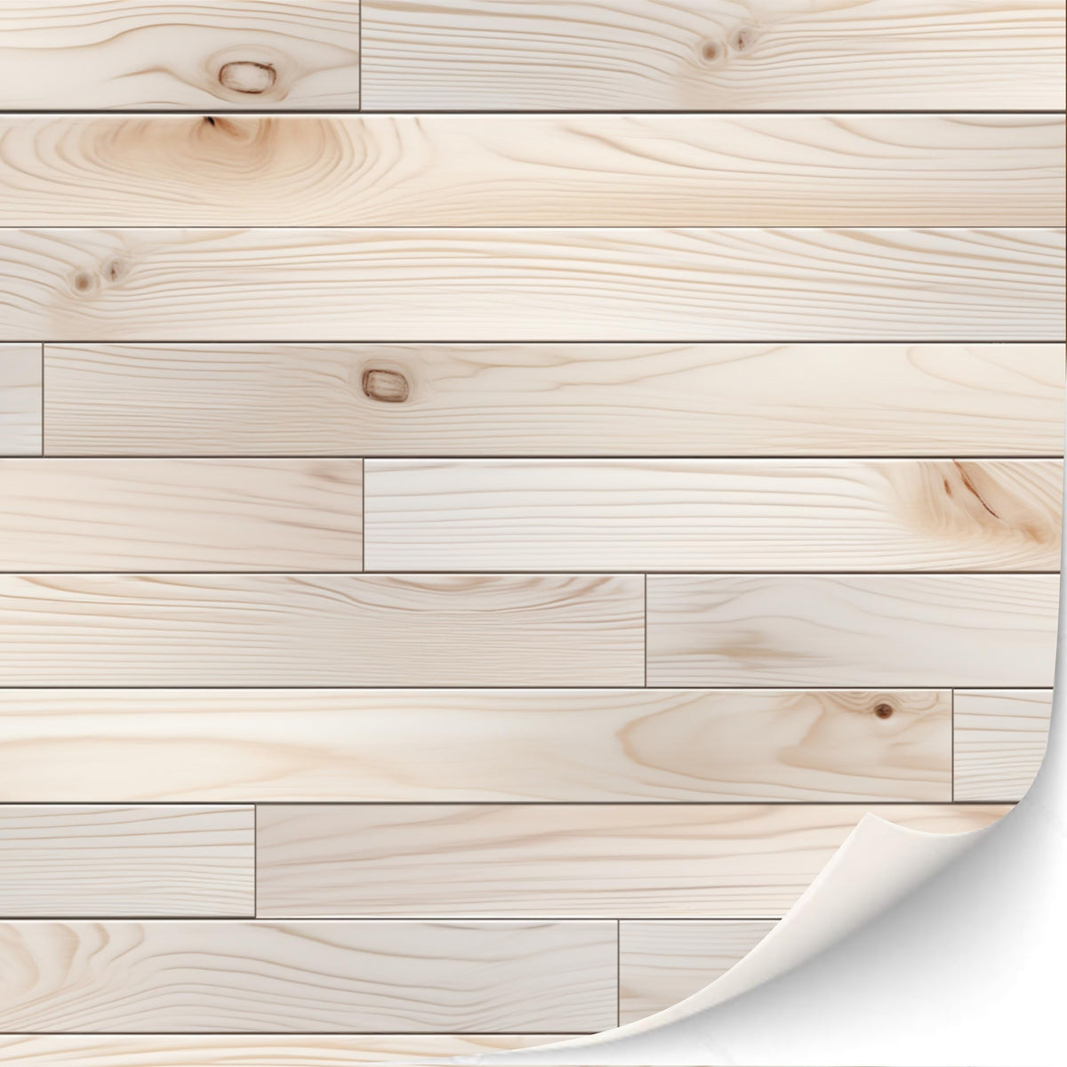 TexturKontor 3 Sheets Self-Adhesive Dollhouse Flooring – Creme Oak 1:12 Scale