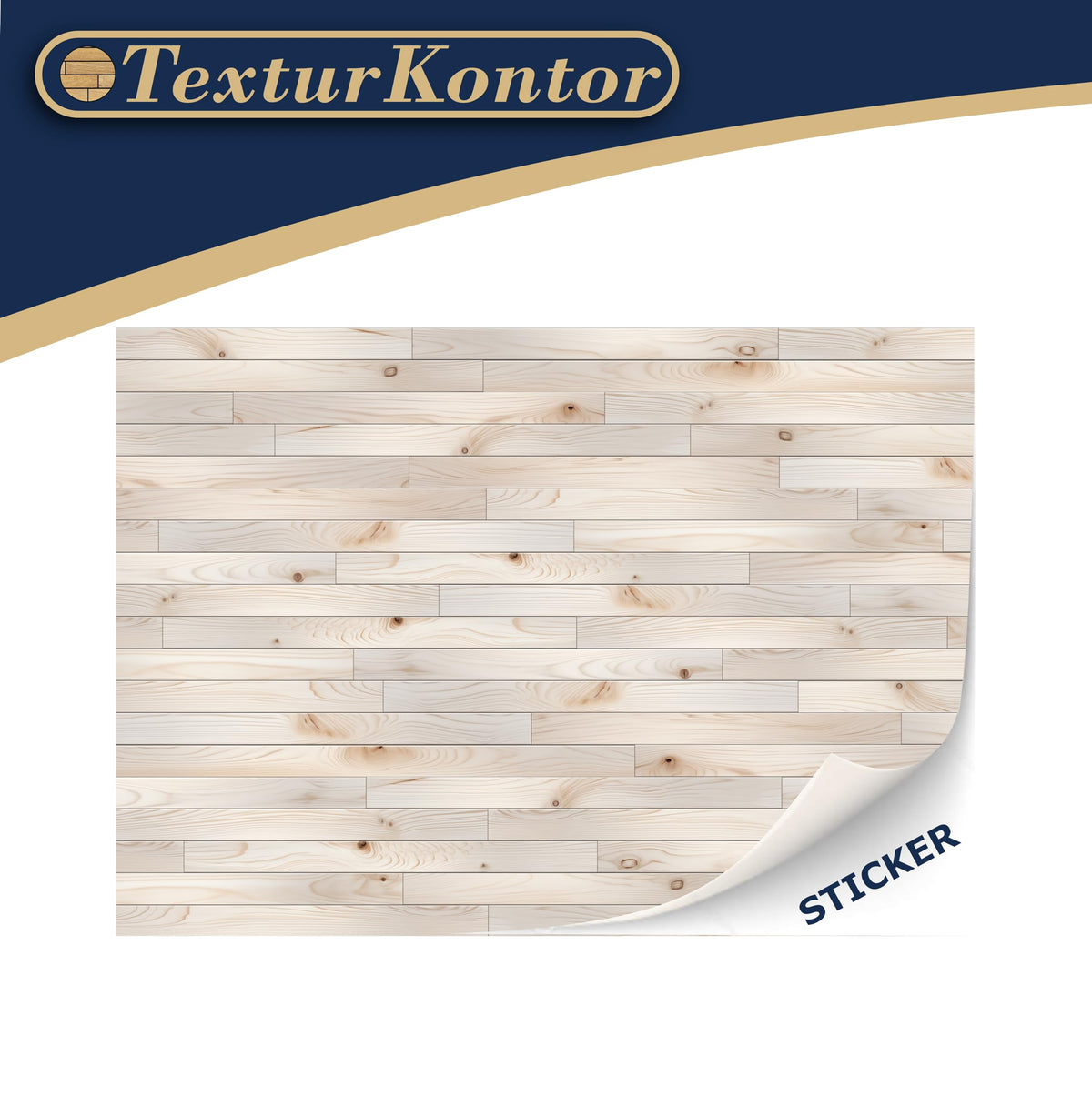 TexturKontor 3 Sheets Self-Adhesive Dollhouse Flooring – Creme Oak 1:12 Scale