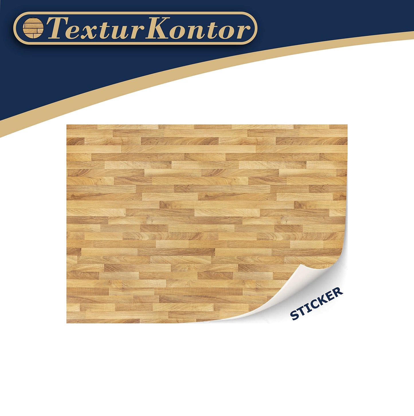 TexturKontor 3 Sheets Self-Adhesive Dollhouse Flooring – Oak Wood, 1:12 Scale