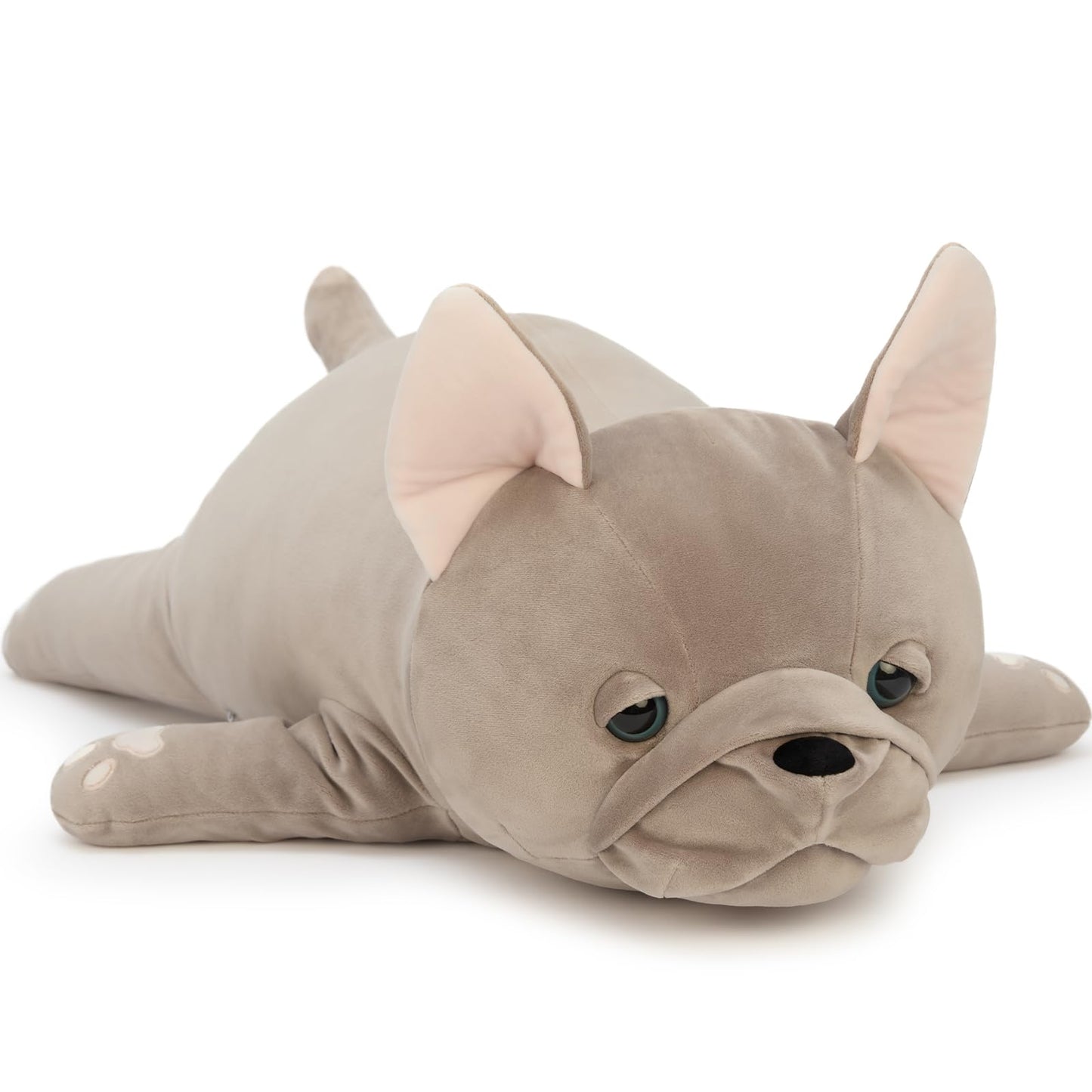Tezituor 2.5lb Plush French Bulldog Pillow – 30-Inch Hugging Cushion