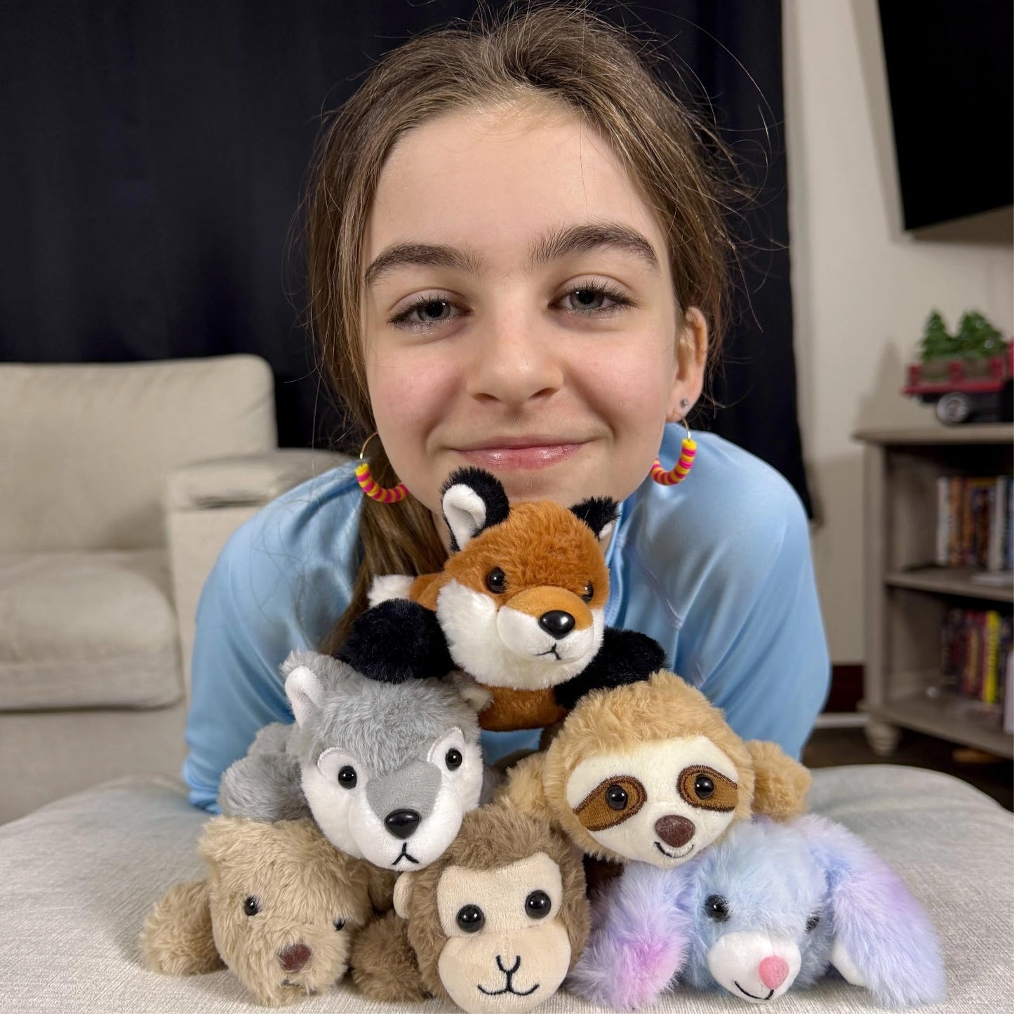 Tezituor 6 Pcs Woodland Plush Set – 7-Inch Stuffed Animals Bulk