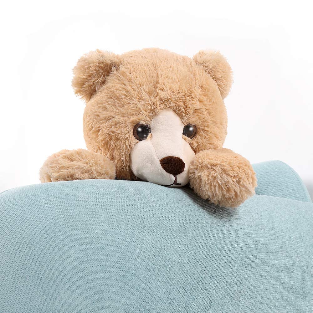 Tezituor 24-Inch Teddy Bear Plush with Scarf | Large Brown Stuffed Animal
