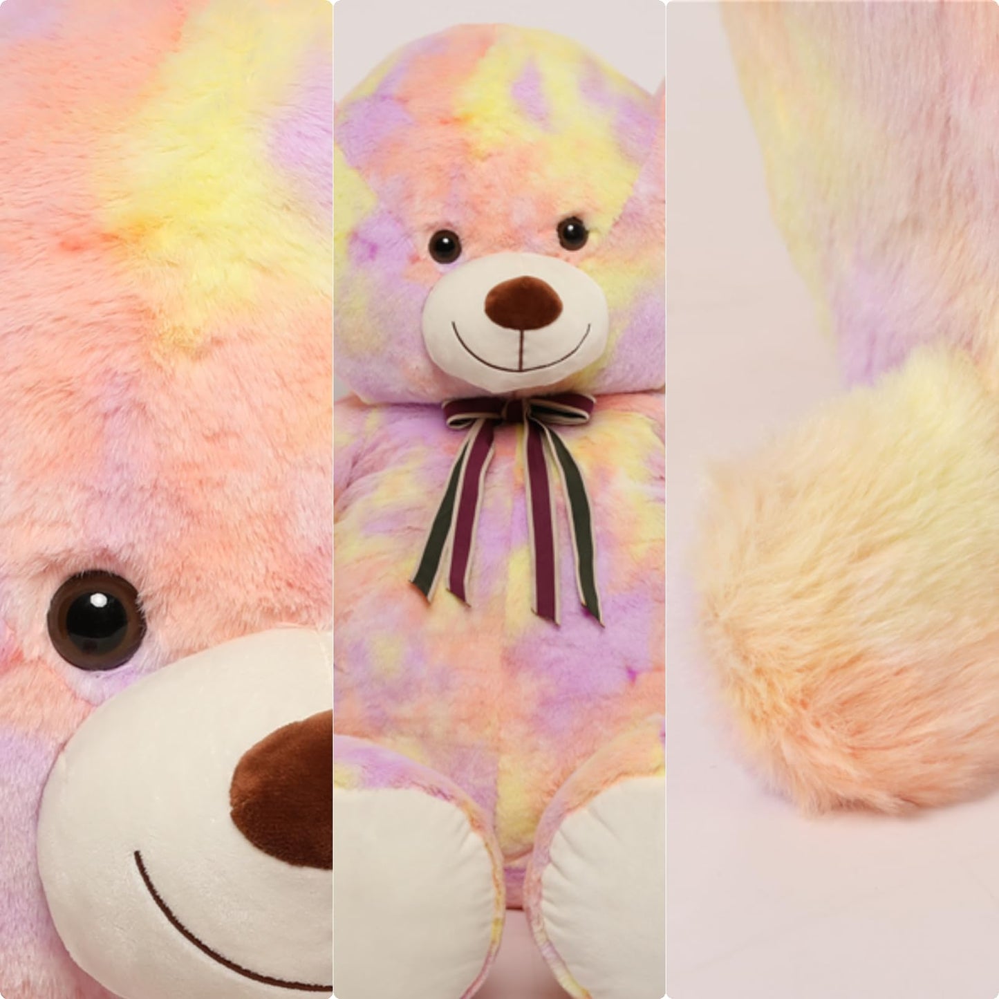 Tezituor Valentine Giant Teddy Bear – 3.3ft Soft Plush for Warmth & Comfort