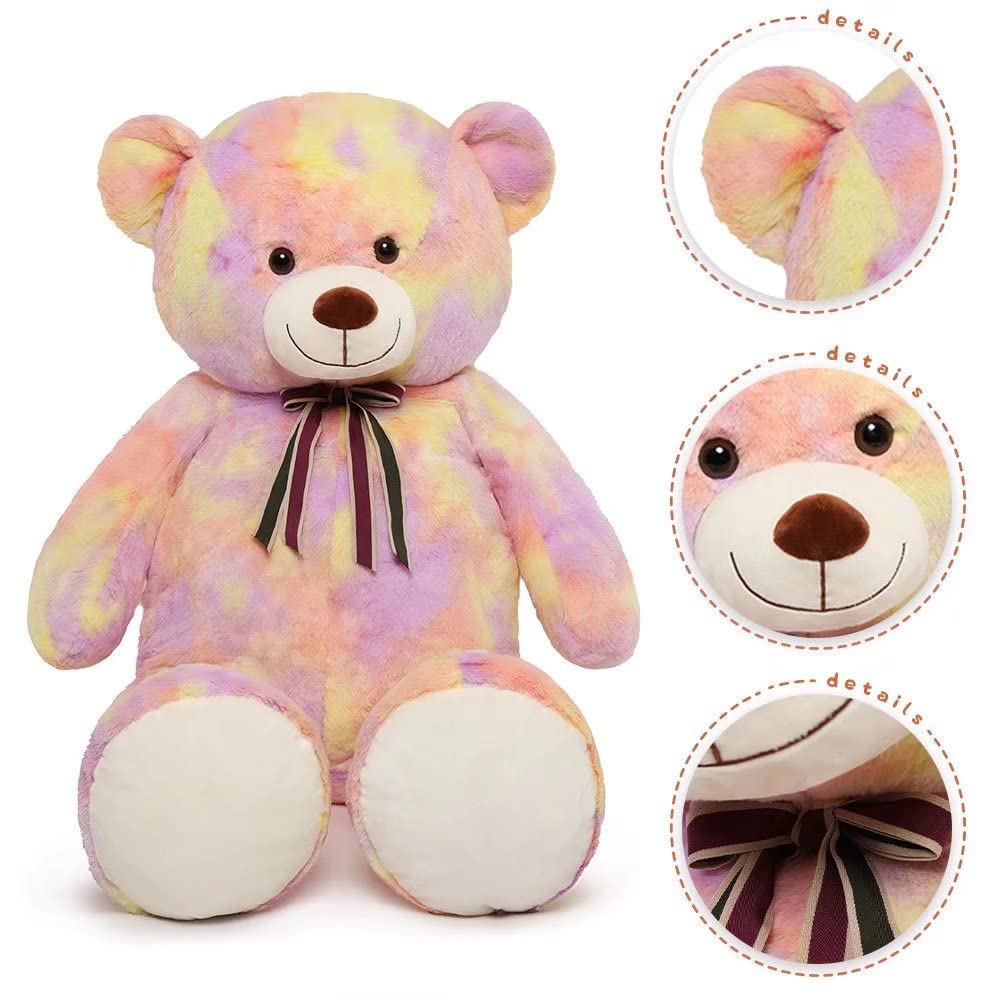 Tezituor Valentine Giant Teddy Bear – 3.3ft Soft Plush for Warmth & Comfort