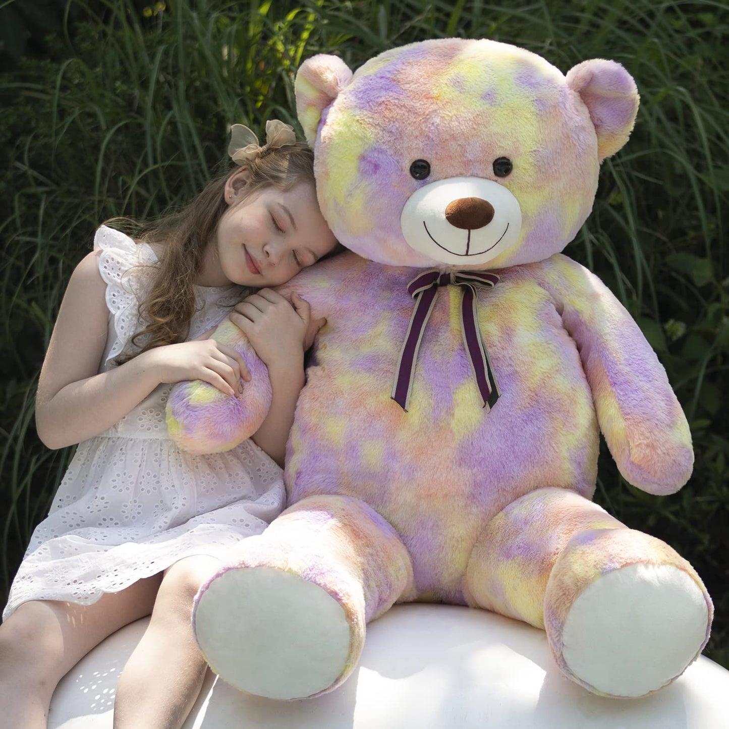 Tezituor Valentine Giant Teddy Bear – 3.3ft Soft Plush for Warmth & Comfort