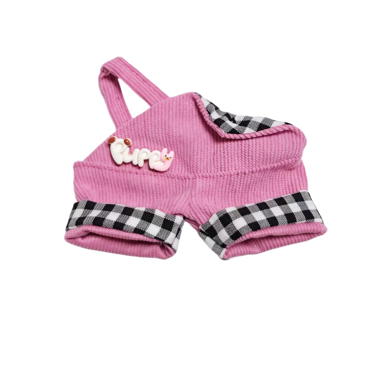 TFSUCCE 15-17cm Doll Clothes Set – Rose Red Romper + Striped Tee for 16–17cm Dolls | Luxury Chic Outfit