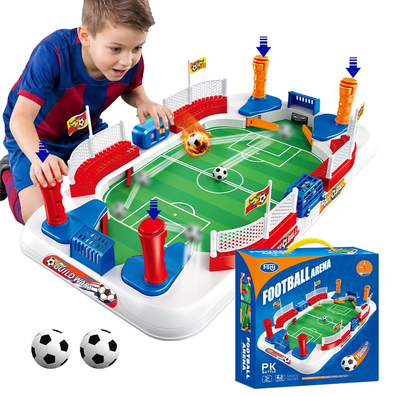 TGHIJKK Sports Interactive Foosball Table — 4-Button Control, Portable, 3-Min No-Tool Assembly