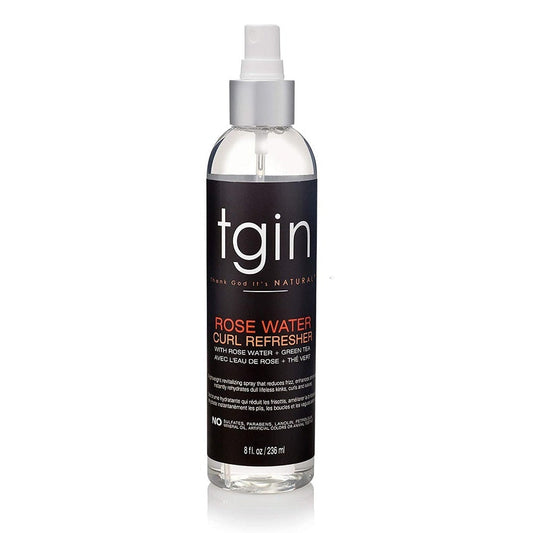 TGIN Rose Water Curl Refreshner Refreshes & Defines Curls for Natural & Curly Hair 236ml