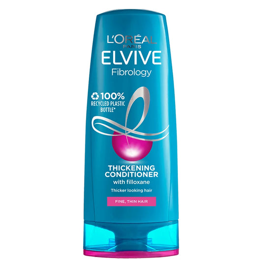 L'Oréal Elvive Fibrology Thickening Conditioner Volumising & Thickening for Fine, Thinning Hair 400ml