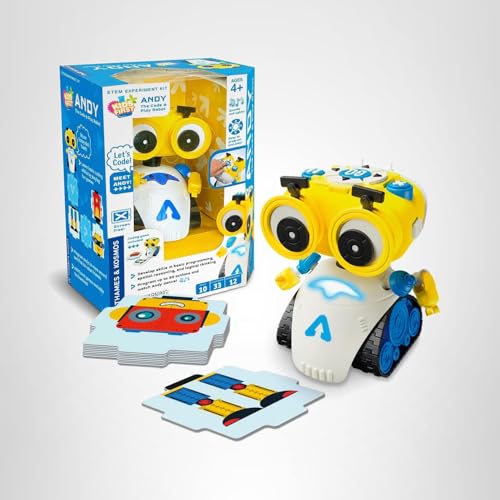 Thames & Kosmos Andy: The Code & Play Robot – Screen-Free Coding Kit for Ages 4+