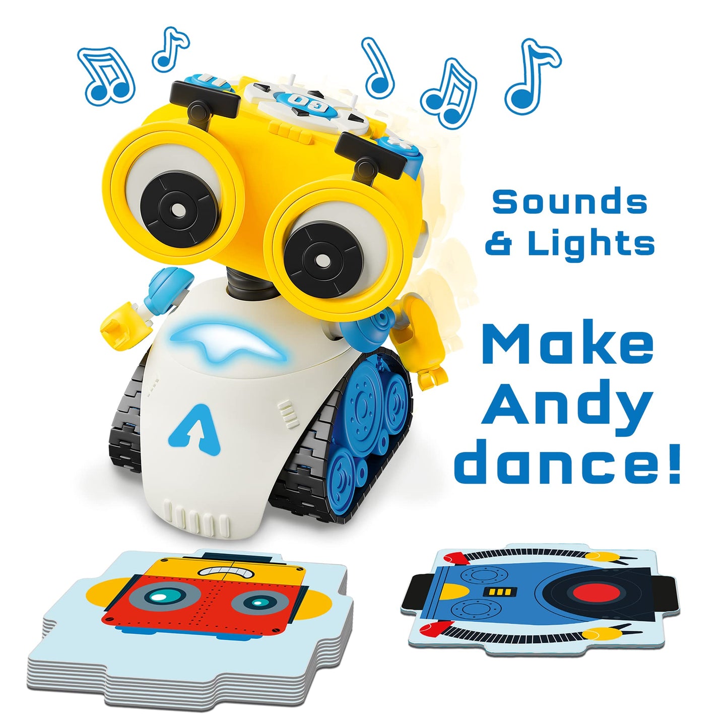 Thames & Kosmos Andy: The Code & Play Robot – Screen-Free Coding Kit for Ages 4+