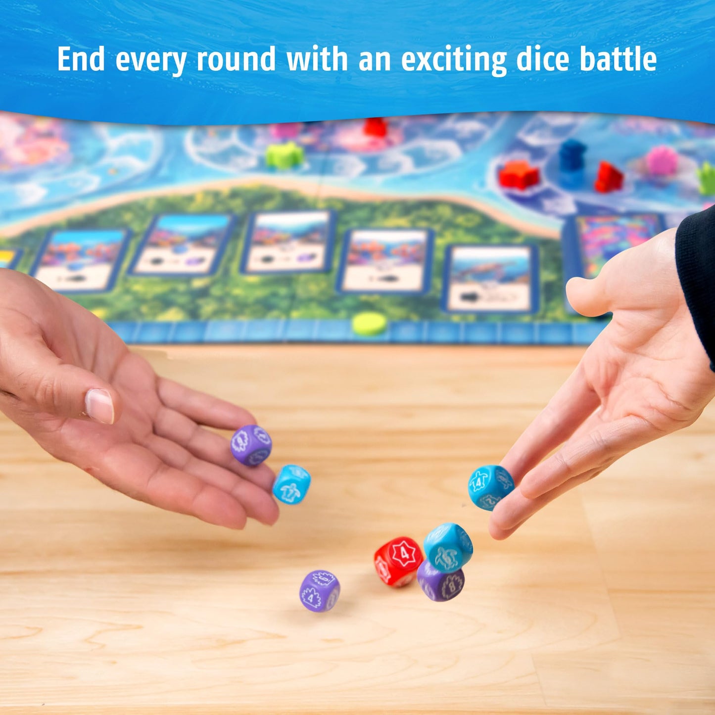 Australis by Thames & Kosmos – DICE Drafting Game for 2-4 Players | Ages 10+ | 60 Minute Playtime