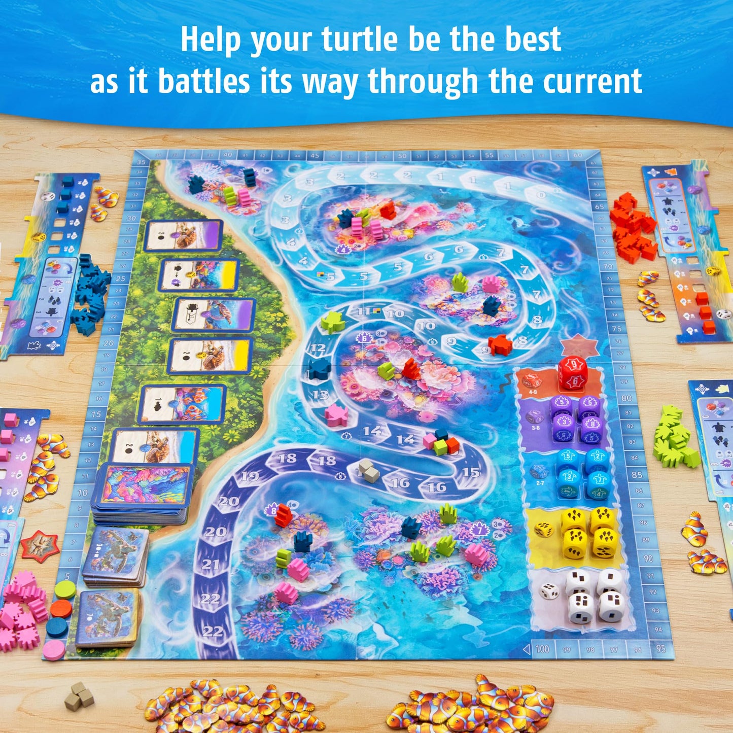 Australis by Thames & Kosmos – DICE Drafting Game for 2-4 Players | Ages 10+ | 60 Minute Playtime