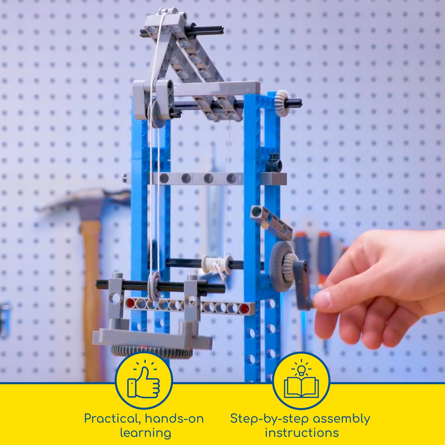 Thames & Kosmos Simple Machines Kit – Build 26 Models to Explore 6 Classic Machines