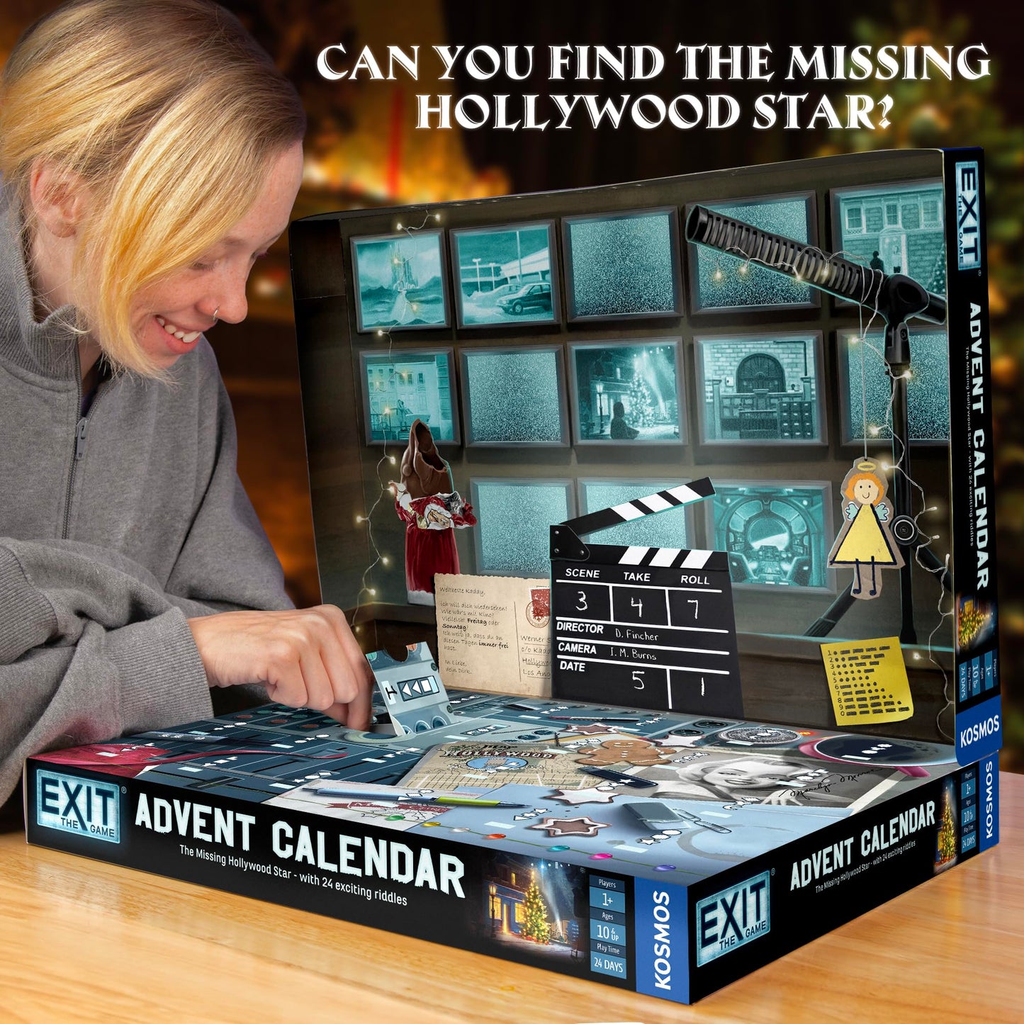 EXIT: The Game Advent Calendar — Missing Hollywood Star | Thames & Kosmos