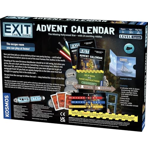 EXIT: The Game Advent Calendar — Missing Hollywood Star | Thames & Kosmos