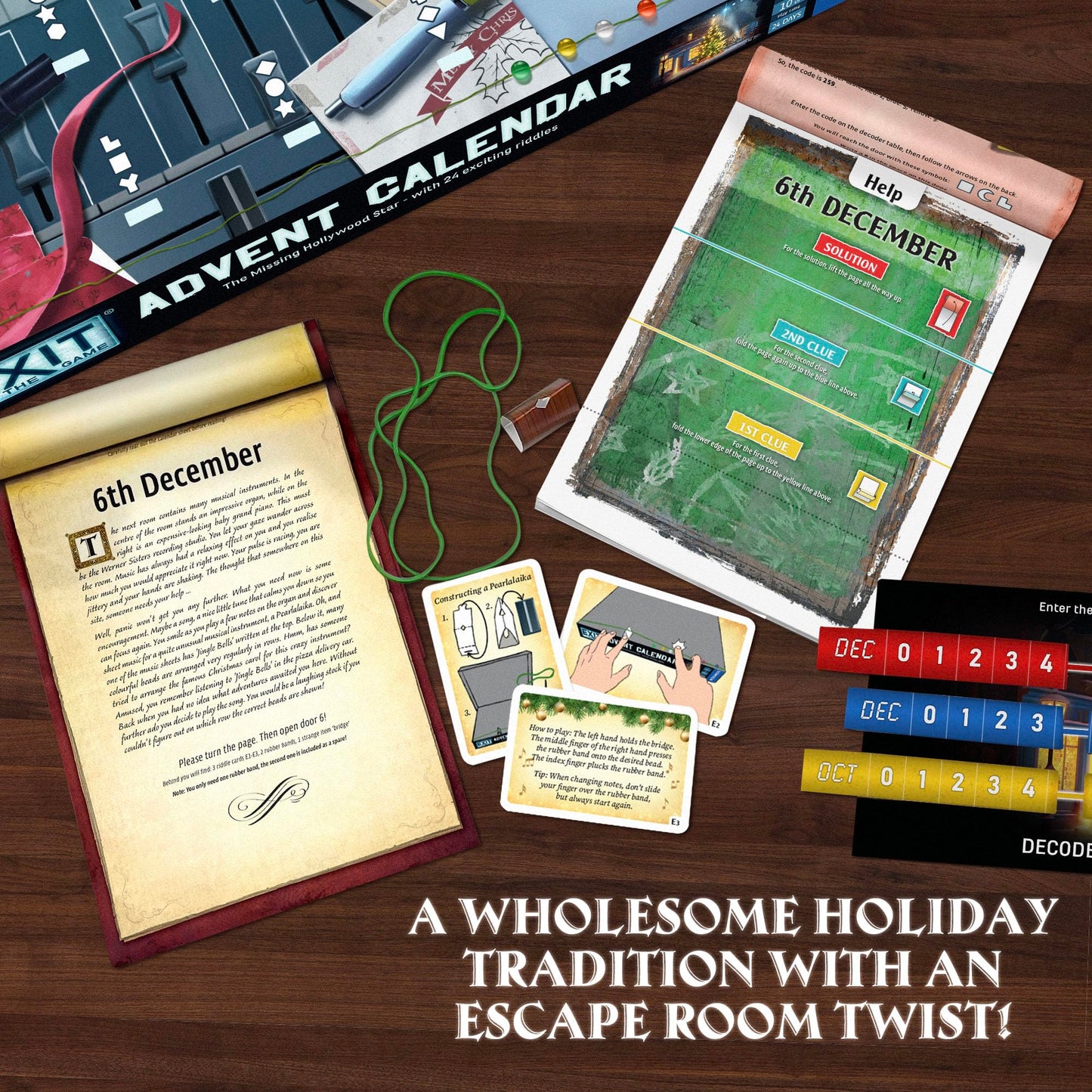 EXIT: The Game Advent Calendar — Missing Hollywood Star | Thames & Kosmos