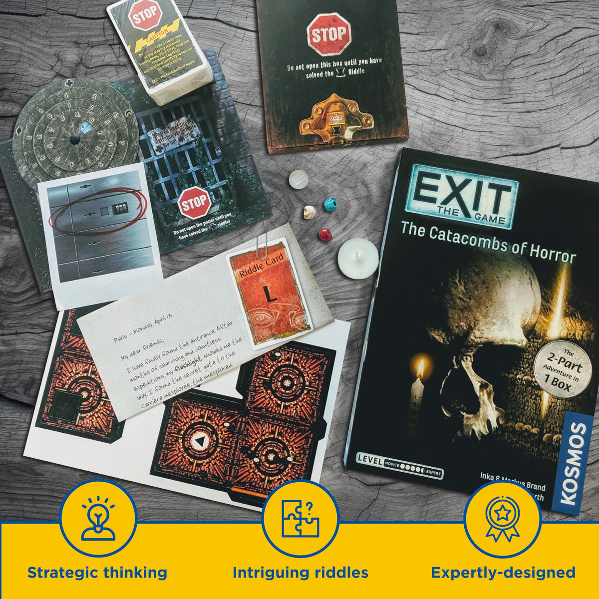 EXIT: The Game Catacombs of Horror - Two-Part Escape by Thames Kosmos