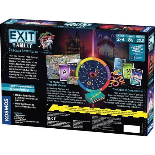EXIT: The Game Family Edition – 2 Adventures for 2-4 Players | At-Home Cooperative Mystery