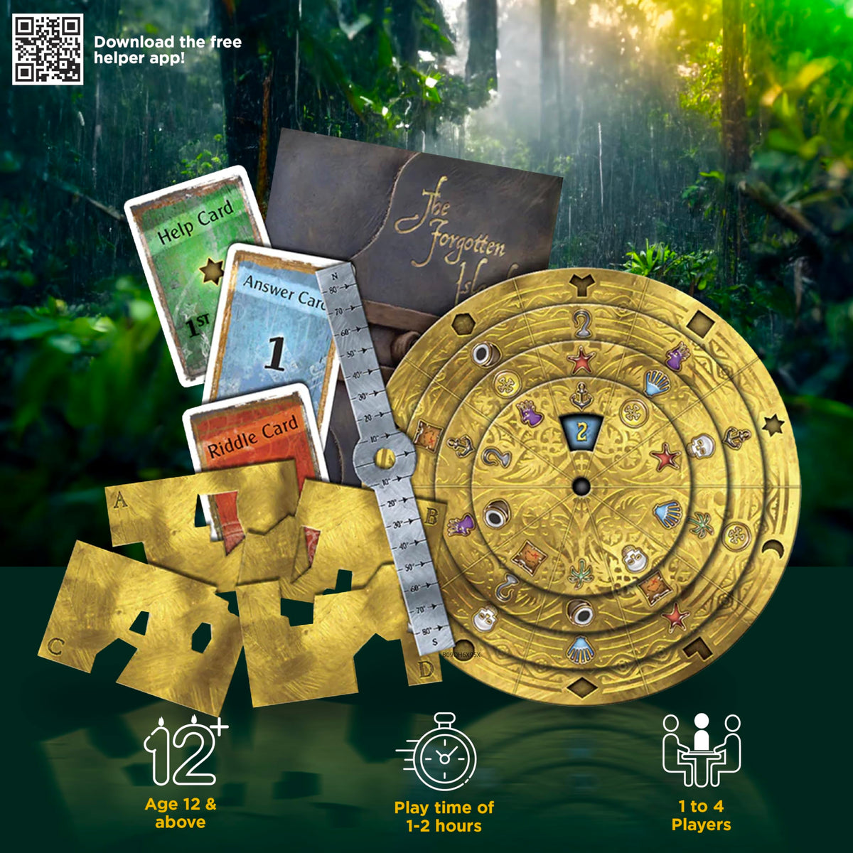 Thames & Kosmos EXIT: The Game – The Forgotten Island | At-Home Escape Room for 1–4 Players