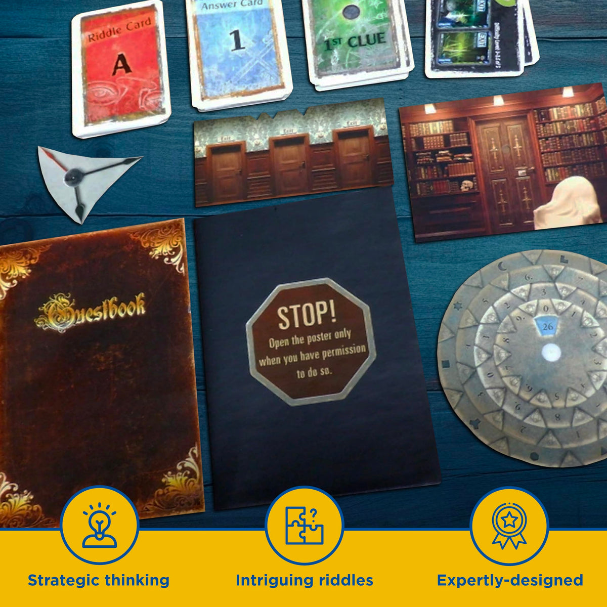 EXIT: The Sinister Mansion by Thames & Kosmos – Card Escape Game for Home Play