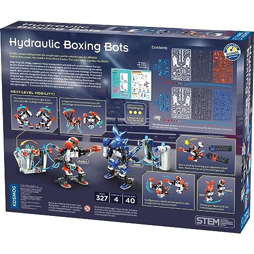 Thames & Kosmos Hydraulic Boxing Bots – Build Two Hydraulic Robots for STEM Play