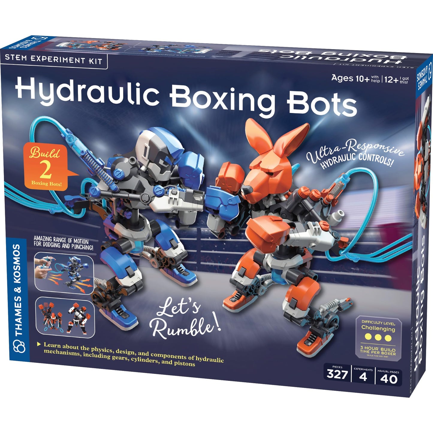 Thames & Kosmos Hydraulic Boxing Bots – Build Two Hydraulic Robots for STEM Play