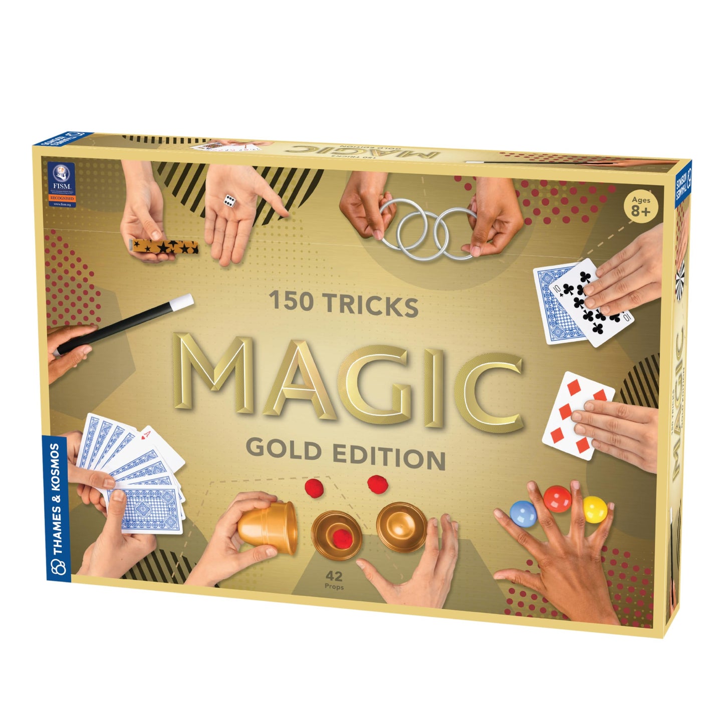 Thames & Kosmos Magic Gold Edition | 150 Tricks, 42 Props, 96-Page Manual + Free Video Tutorials | Ages 8+
