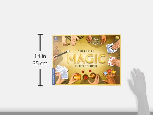 Thames & Kosmos Magic Gold Edition | 150 Tricks, 42 Props, 96-Page Manual + Free Video Tutorials | Ages 8+
