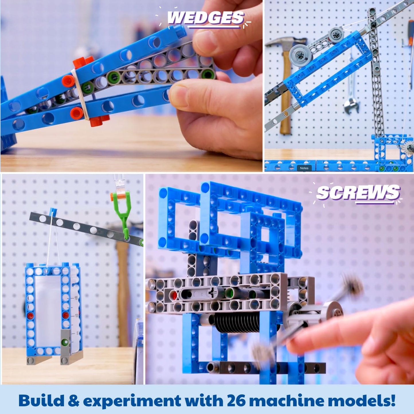 Thames & Kosmos Simple Machines Kit – Build 26 Models to Explore 6 Classic Machines